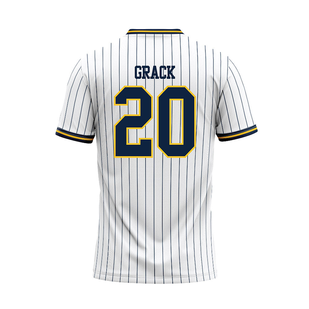 UCI - NCAA Baseball : Tim Grack - White Baseball Jersey-1