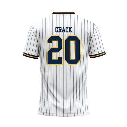UCI - NCAA Baseball : Tim Grack - White Baseball Jersey-1