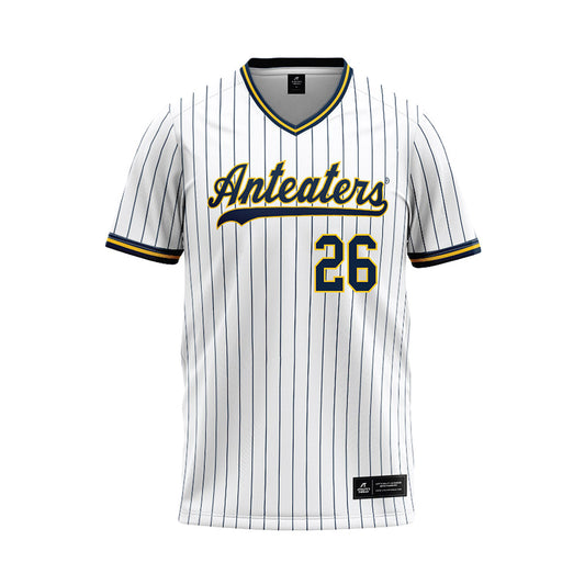 UCI - NCAA Baseball : Chase Call - White Baseball Jersey-0
