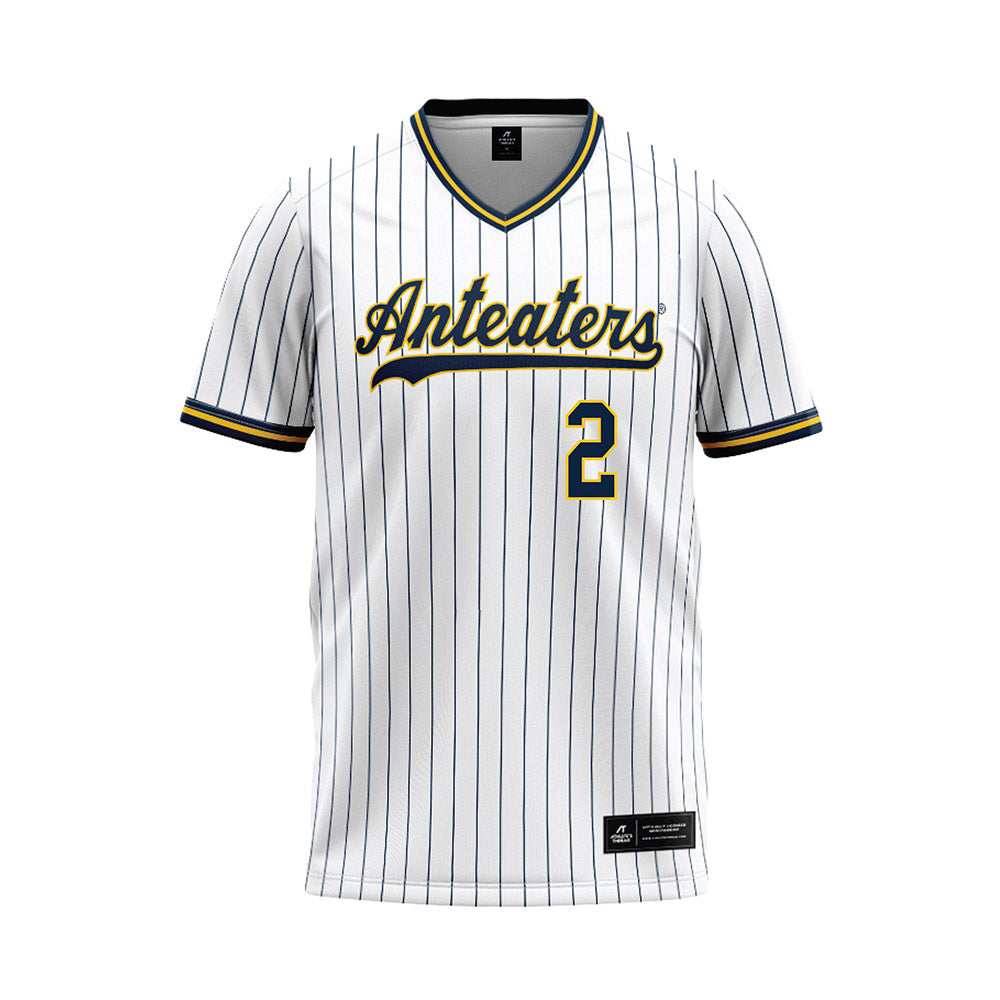 UCI - NCAA Baseball : Jack Ross - White Baseball Jersey-0