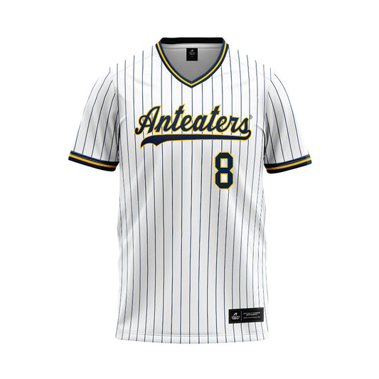 UCI - NCAA Baseball : Jacob McCombs - White Baseball Jersey-0