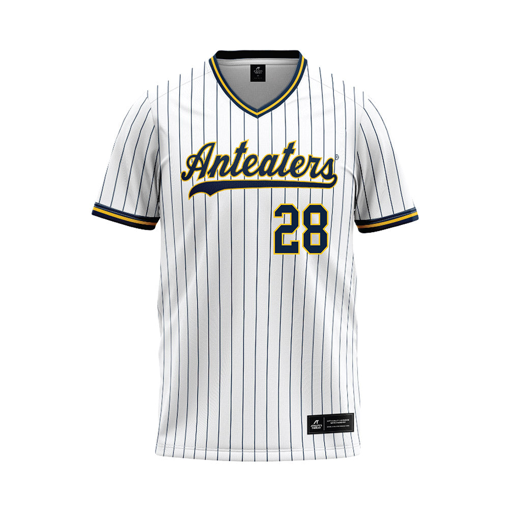 UCI - NCAA Baseball : Trevor Hansen - White Baseball Jersey-0