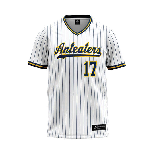 UCI - NCAA Baseball : Riley Kelly - White Baseball Jersey-0