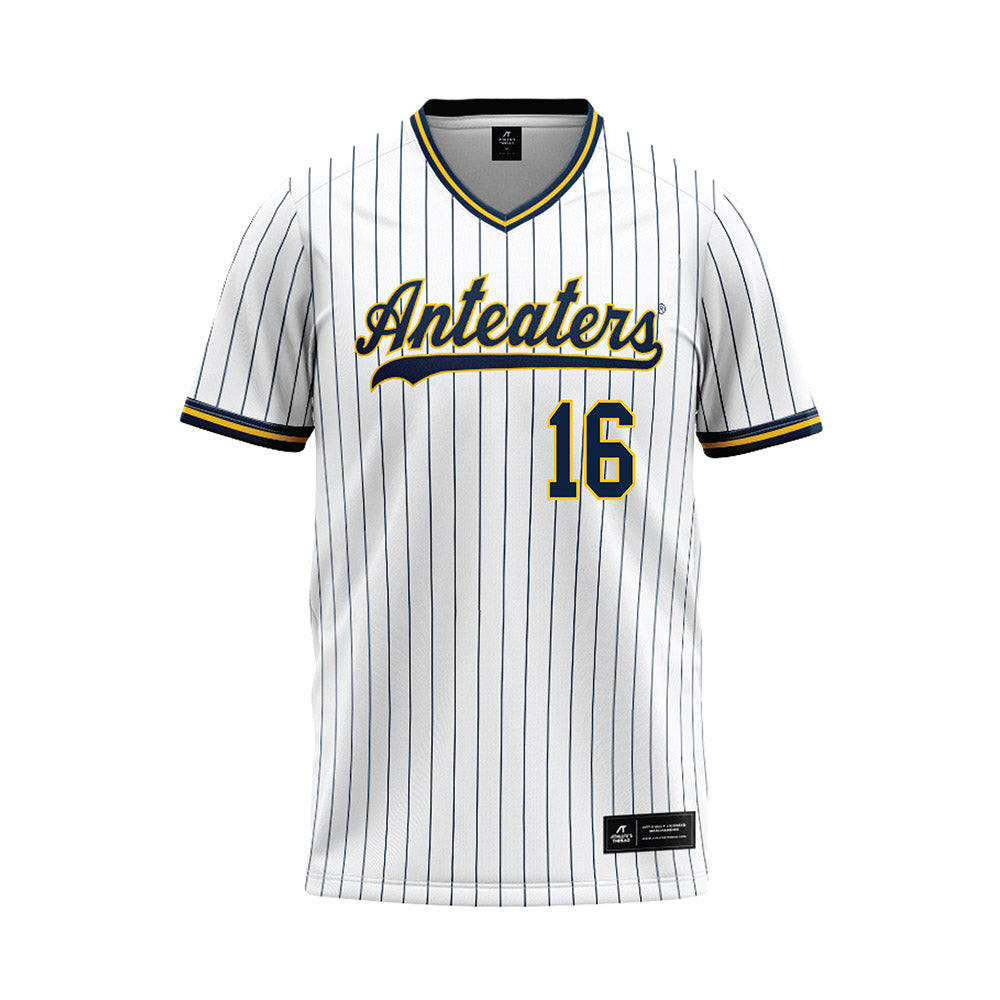 UCI - NCAA Baseball : Will Bermudez - White Baseball Jersey-0