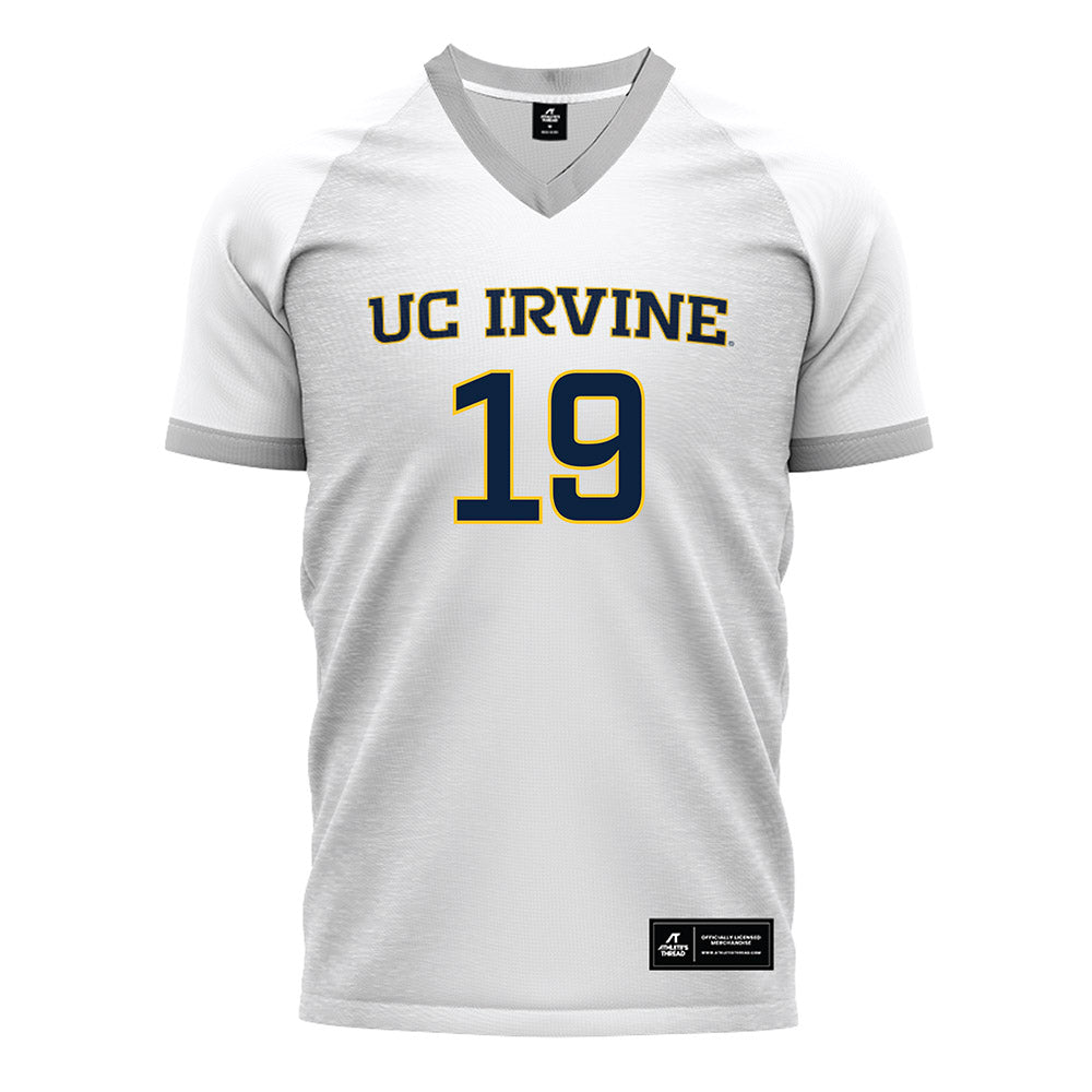 UCI - NCAA Men's Soccer : Brady Treinen - White Soccer Jersey-0