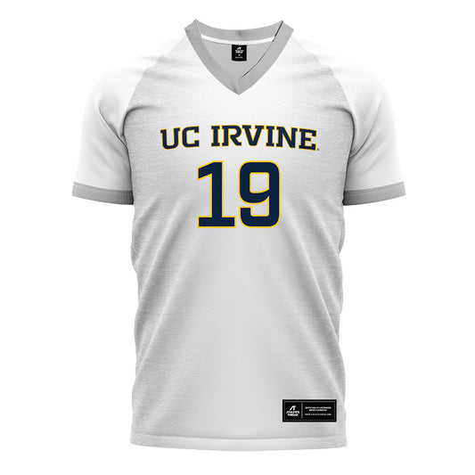 UCI - NCAA Men's Soccer : Brady Treinen - White Soccer Jersey-0