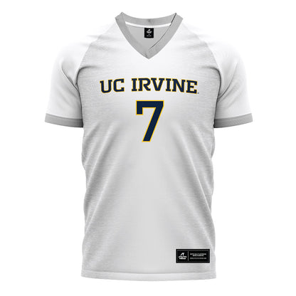 UCI - NCAA Men's Soccer : Hunny Yoo - White Soccer Jersey-0
