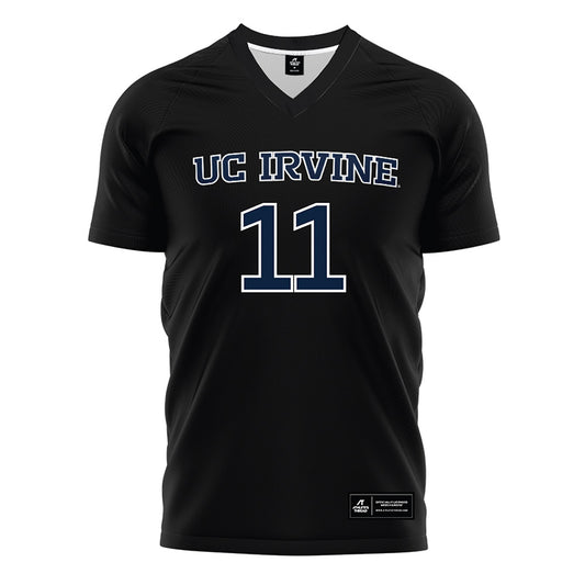 UCI - NCAA Women's Soccer : Trinity Morales - Black Soccer Jersey-0