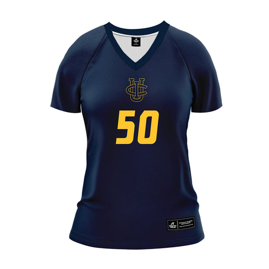 UCI - NCAA Women's Volleyball : Emma Napoleon - Blue Volleyball Jersey-0