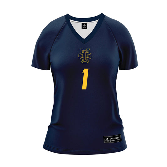 UCI - NCAA Women's Volleyball : Nicole Feliciano - Blue Volleyball Jersey-0
