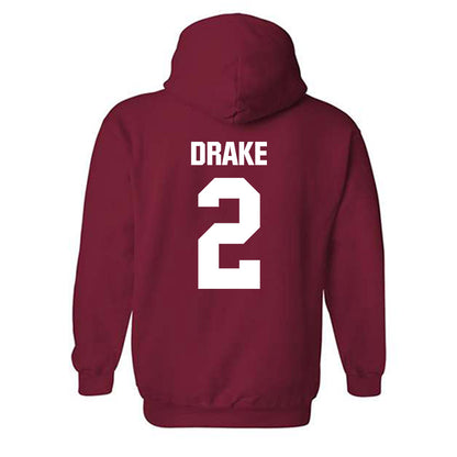 Indiana - NCAA Men's Basketball : Jason Drake - Classic Shersey Hooded Sweatshirt-1