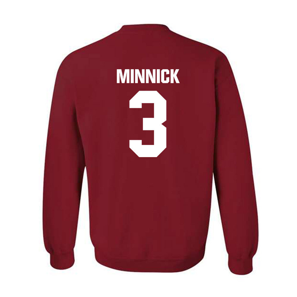 Indiana - NCAA Softball : Taylor Minnick - Classic Shersey Crewneck Sweatshirt-1