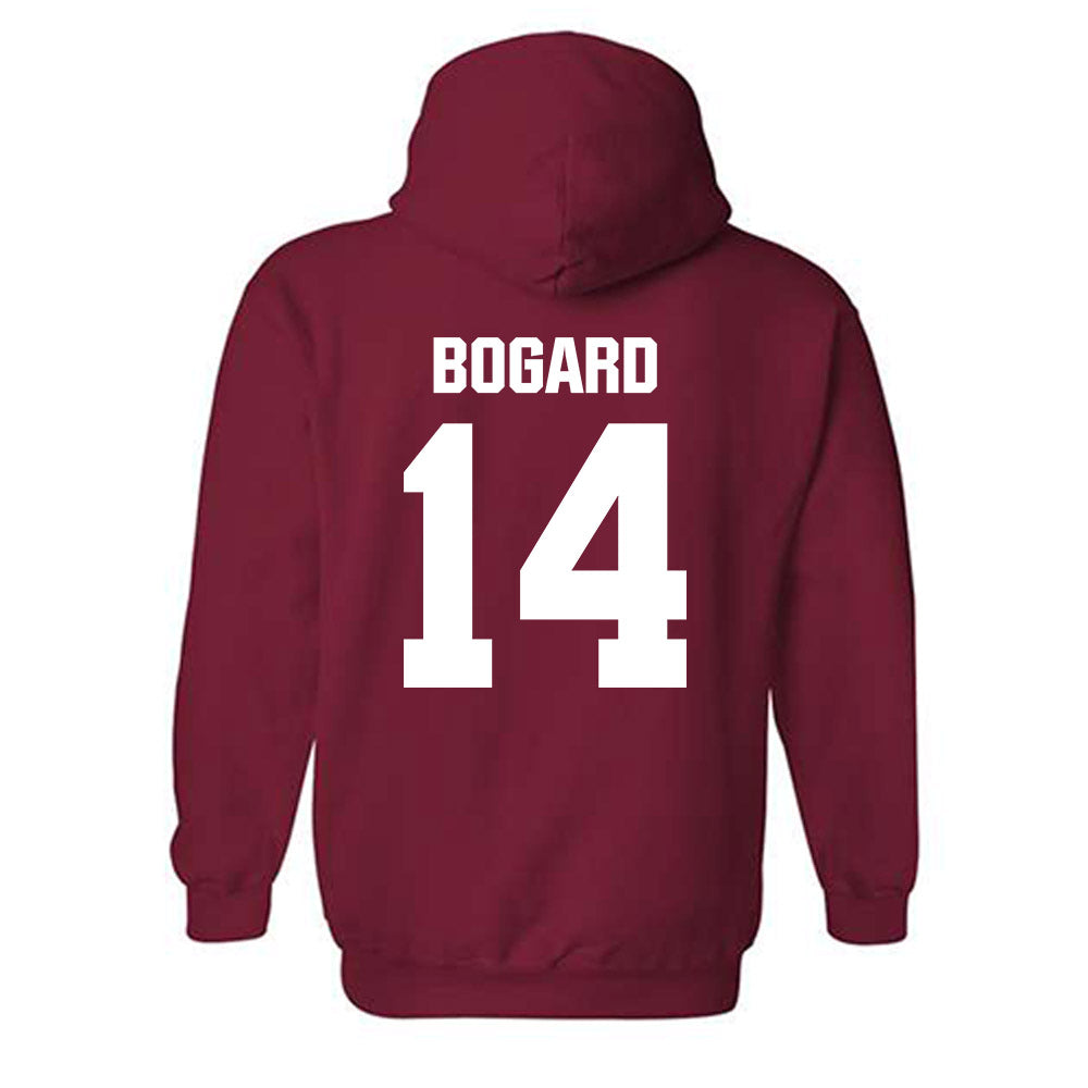 Indiana - NCAA Men's Soccer : Easton Bogard - Classic Shersey Hooded Sweatshirt-1