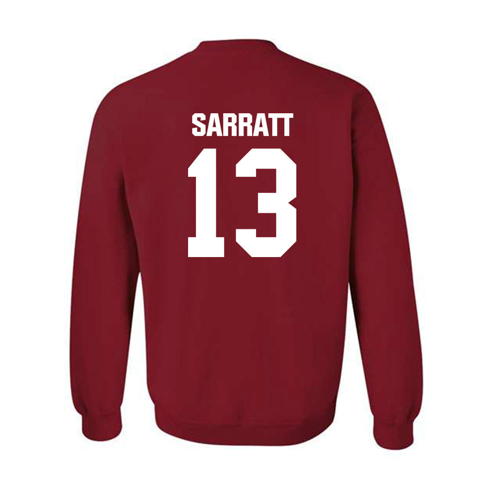 Indiana - NCAA Football : Elijah Sarratt - Classic Shersey Crewneck Sweatshirt-1