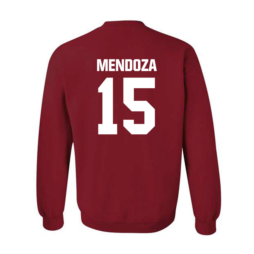 Indiana - NCAA Football : Fernando Mendoza - Classic Shersey Crewneck Sweatshirt-1