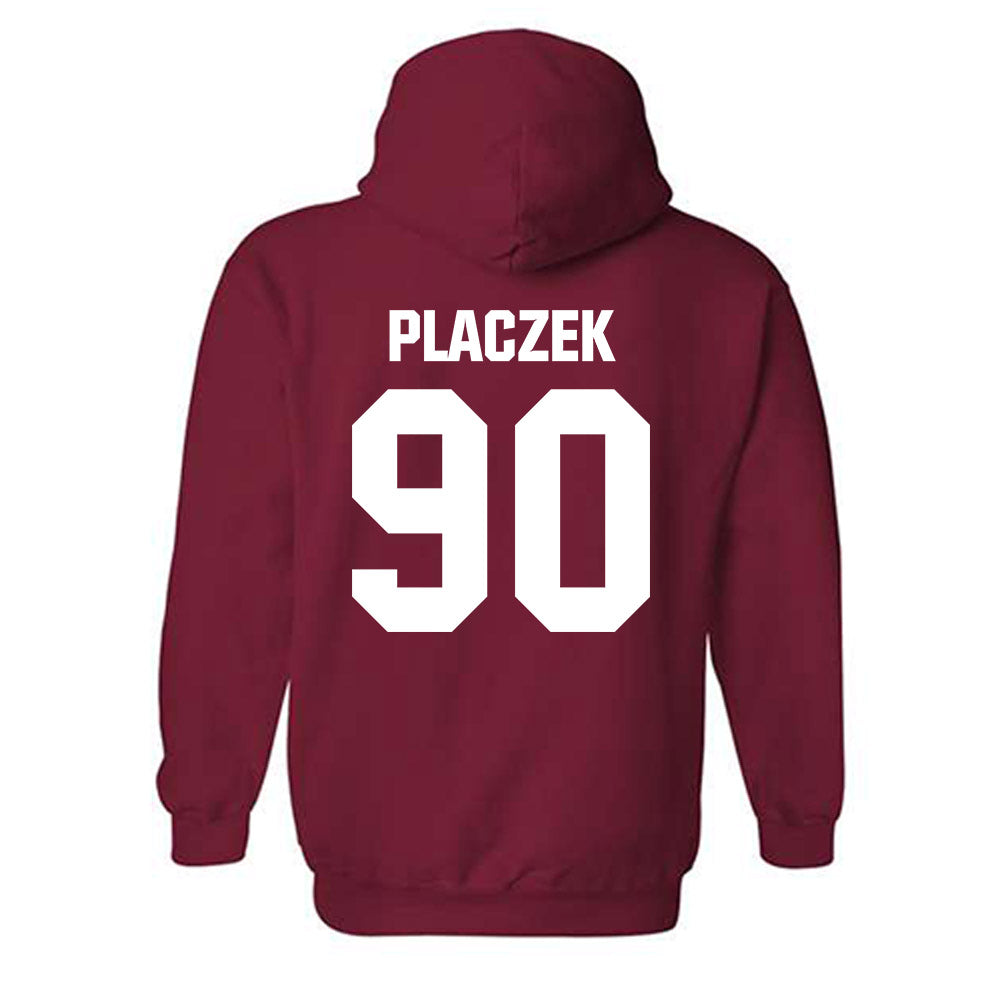 Indiana - NCAA Football : Josh Placzek - Classic Shersey Hooded Sweatshirt-1