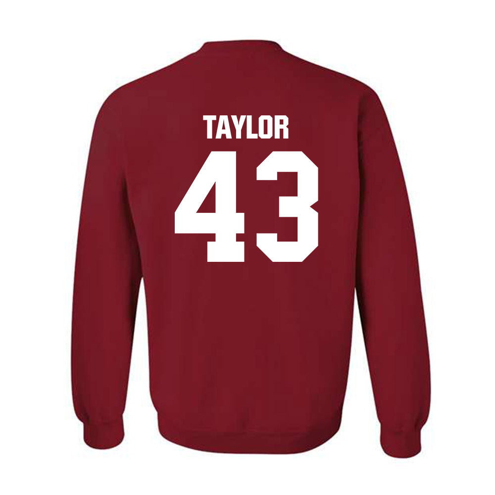 Indiana - NCAA Football : Bryce Taylor - Classic Shersey Crewneck Sweatshirt-1
