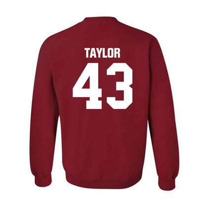 Indiana - NCAA Football : Bryce Taylor - Classic Shersey Crewneck Sweatshirt-1