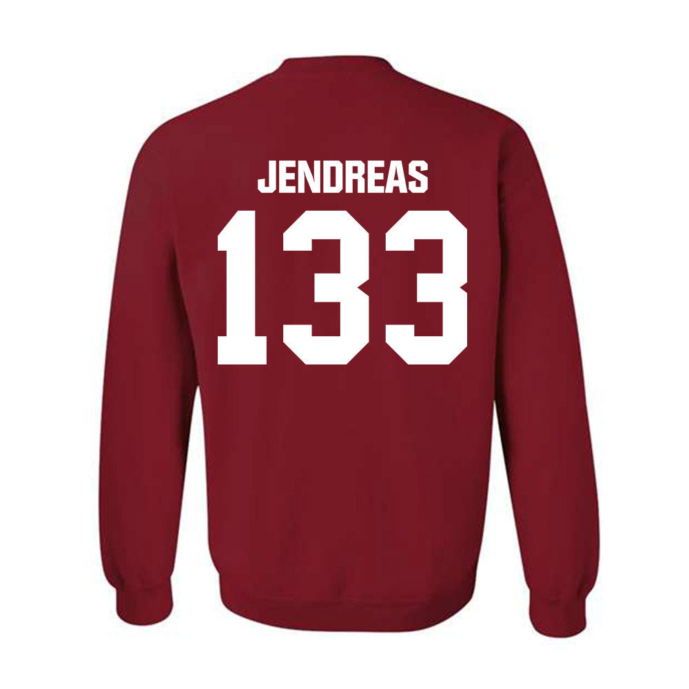 Indiana - NCAA Wrestling : Gavin Jendreas - Classic Shersey Crewneck Sweatshirt-1