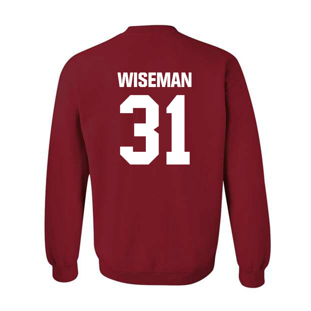 Indiana - NCAA Women's Basketball : Faith Wiseman - Classic Shersey Crewneck Sweatshirt-1