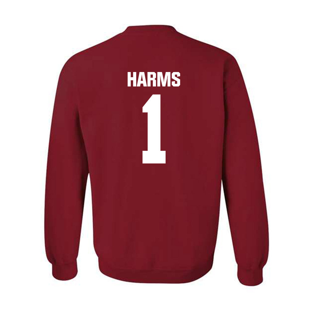 Indiana - NCAA Men's Soccer : JT Harms - Classic Shersey Crewneck Sweatshirt-1