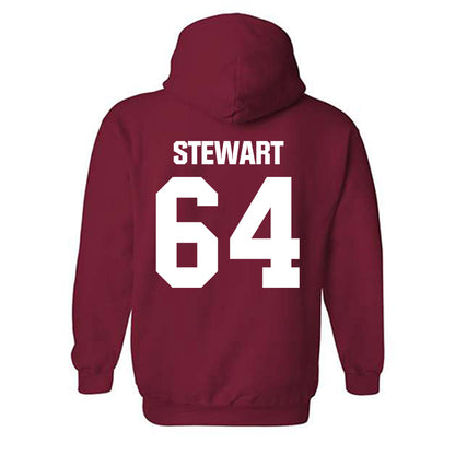 Indiana - NCAA Football : Race Stewart - Classic Shersey Hooded Sweatshirt-1