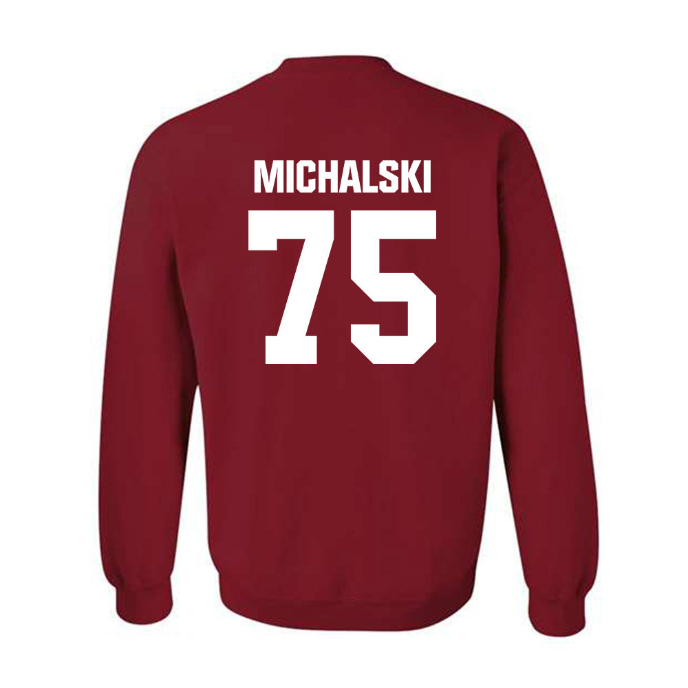 Indiana - NCAA Football : Zenuae Michalski - Classic Shersey Crewneck Sweatshirt-1