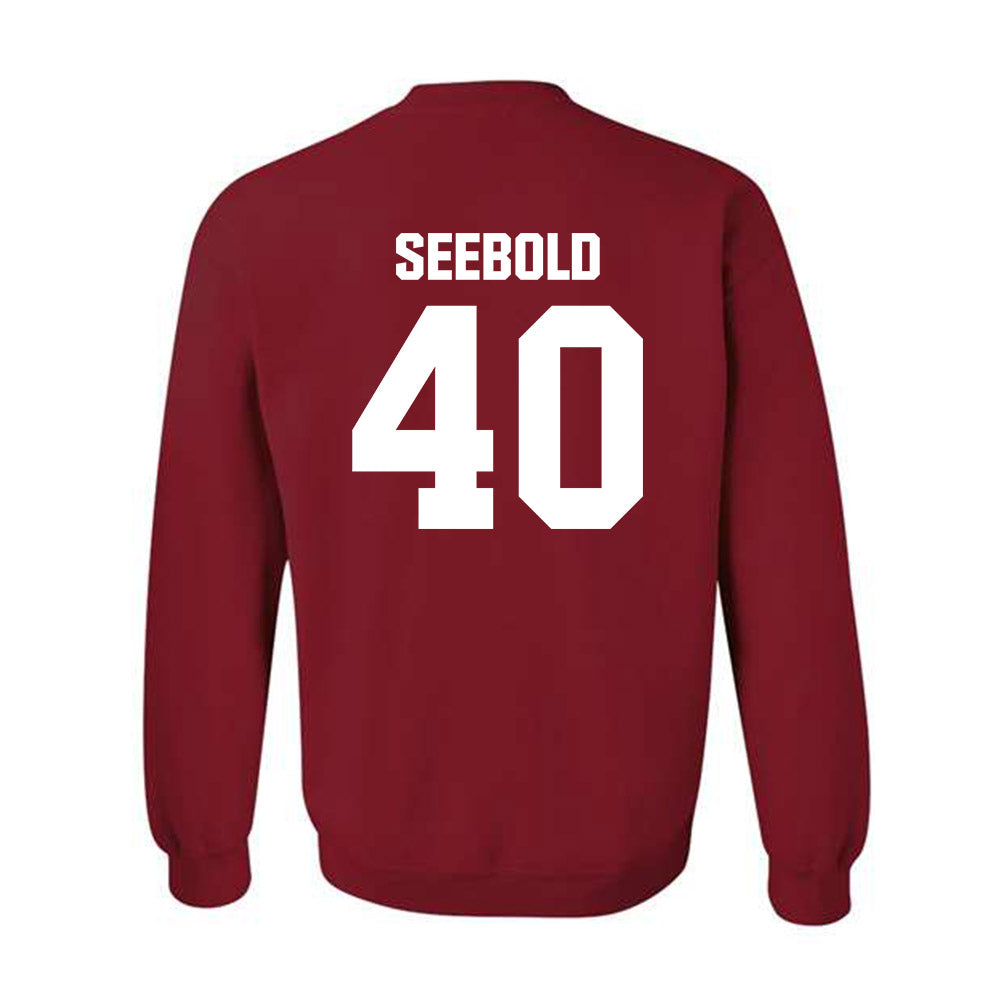 Indiana - NCAA Baseball : Gavin Seebold - Classic Shersey Crewneck Sweatshirt-1