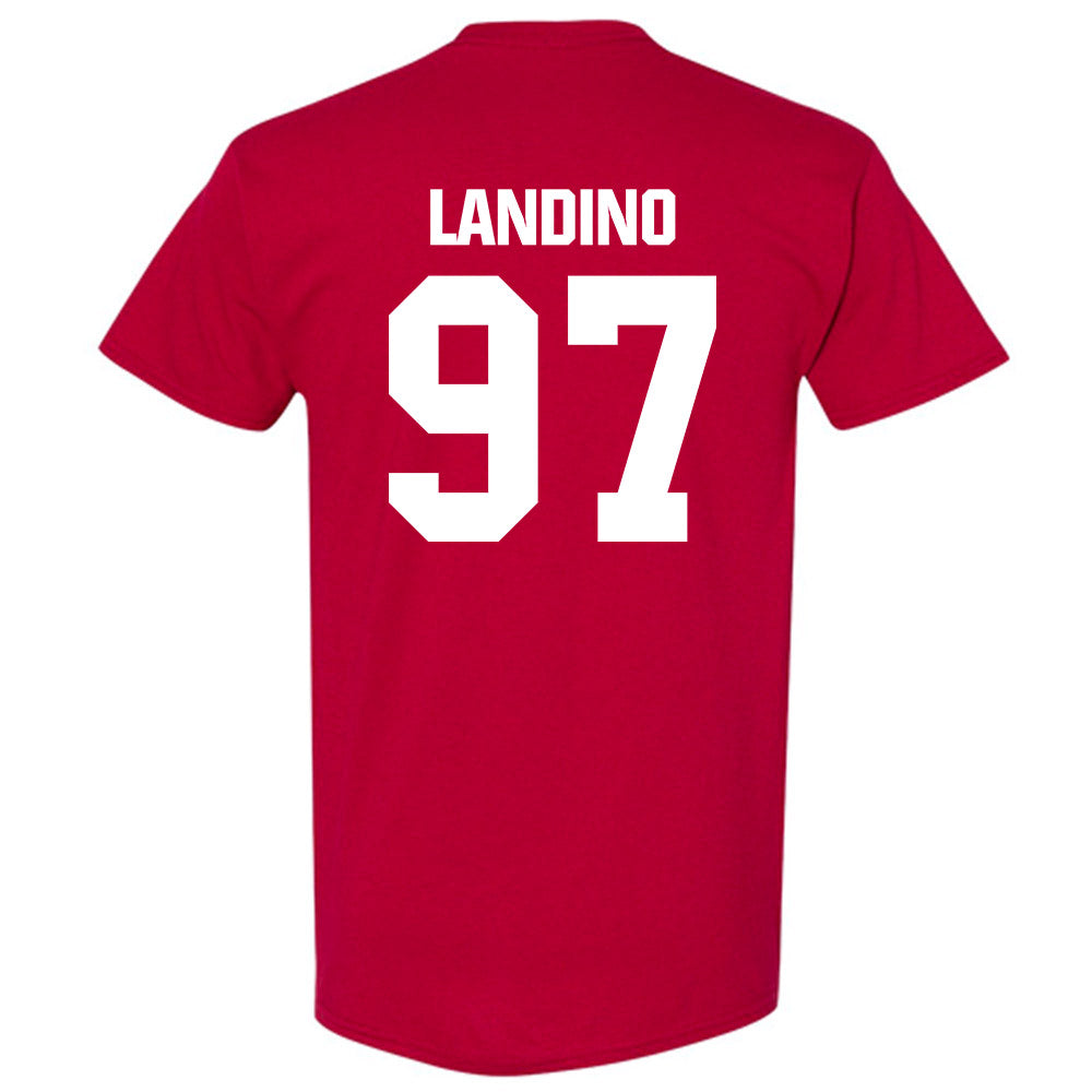 Indiana - NCAA Football : Mario Landino - Classic Shersey T-Shirt-1