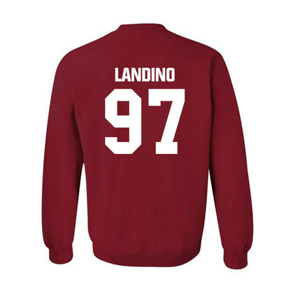 Indiana - NCAA Football : Mario Landino - Classic Shersey Crewneck Sweatshirt-1