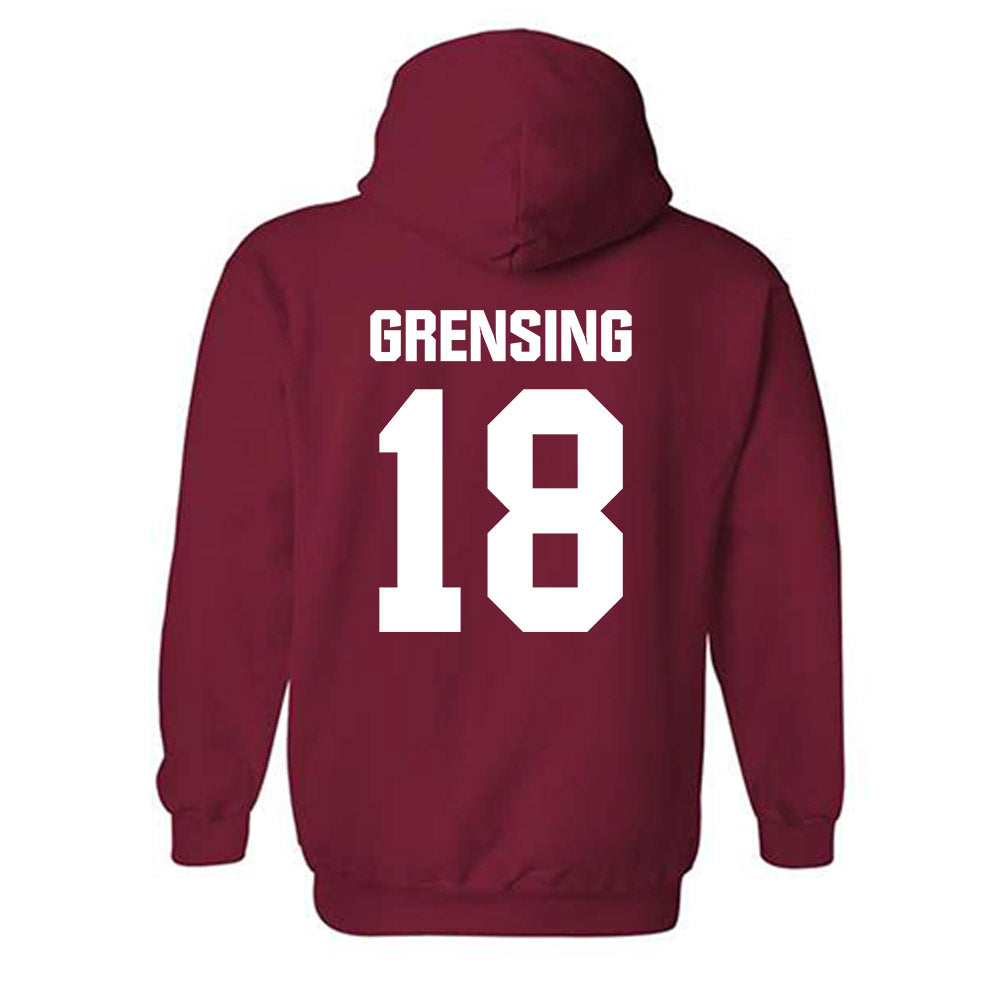 Indiana - NCAA Men's Basketball : Tryce Grensing - Classic Shersey Hooded Sweatshirt-1