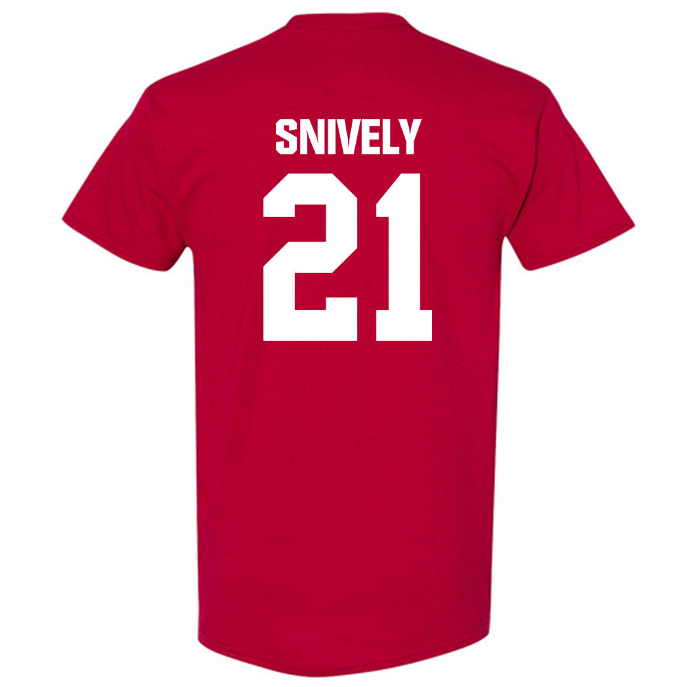 Indiana - NCAA Men's Basketball : Drew Snively - Classic Shersey T-Shirt-1