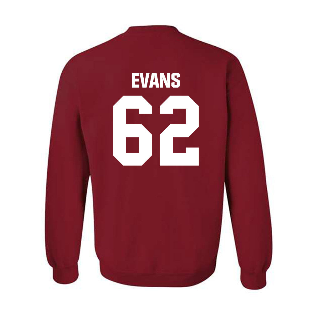 Indiana - NCAA Football : Drew Evans - Classic Shersey Crewneck Sweatshirt-1