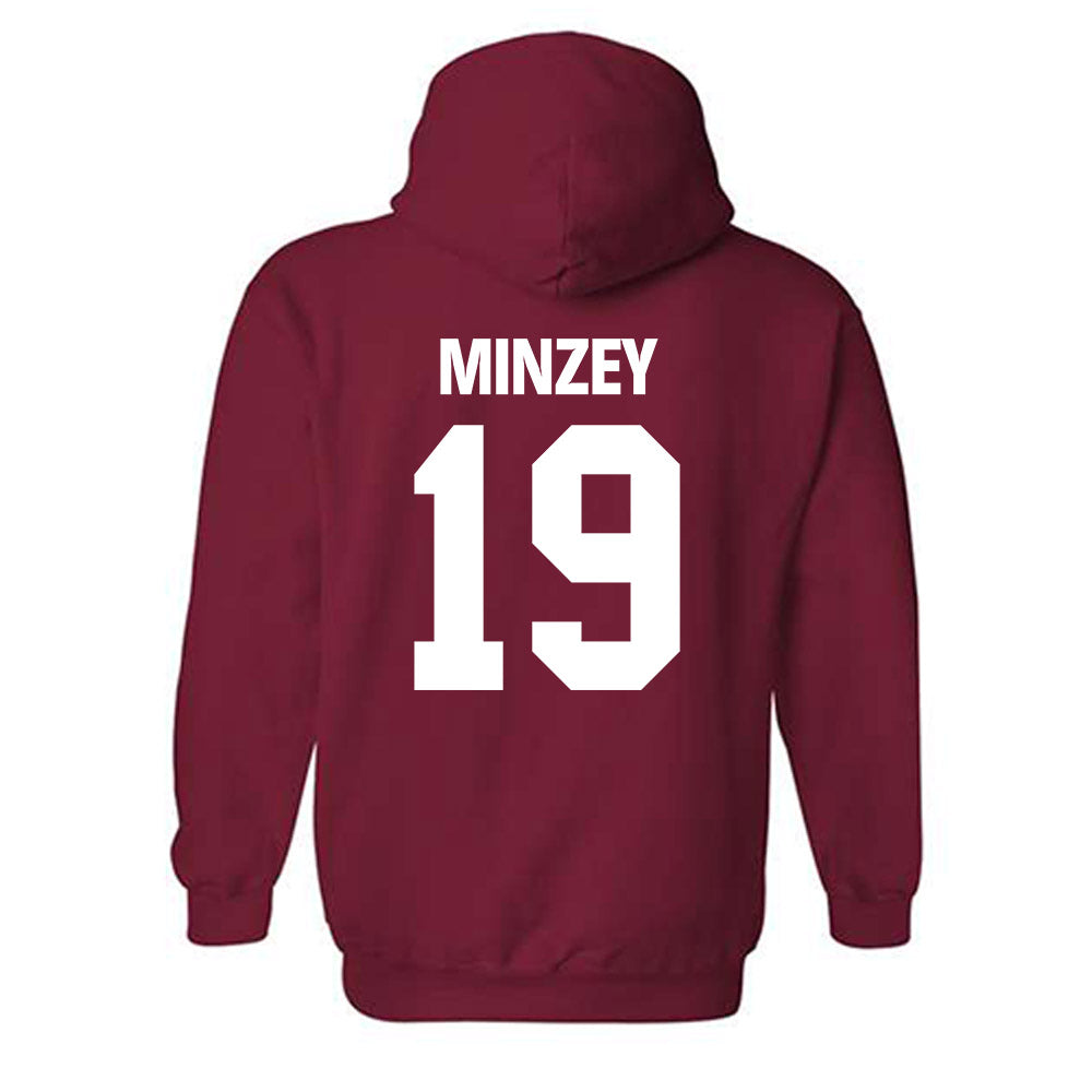 Indiana - NCAA Men's Soccer : Breckin Minzey - Classic Shersey Hooded Sweatshirt-1
