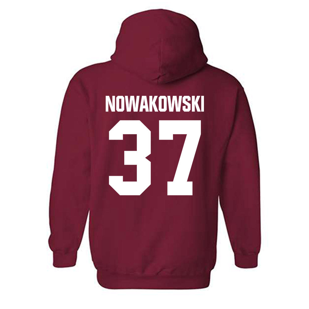 Indiana - NCAA Football : Riley Nowakowski - Classic Shersey Hooded Sweatshirt-1