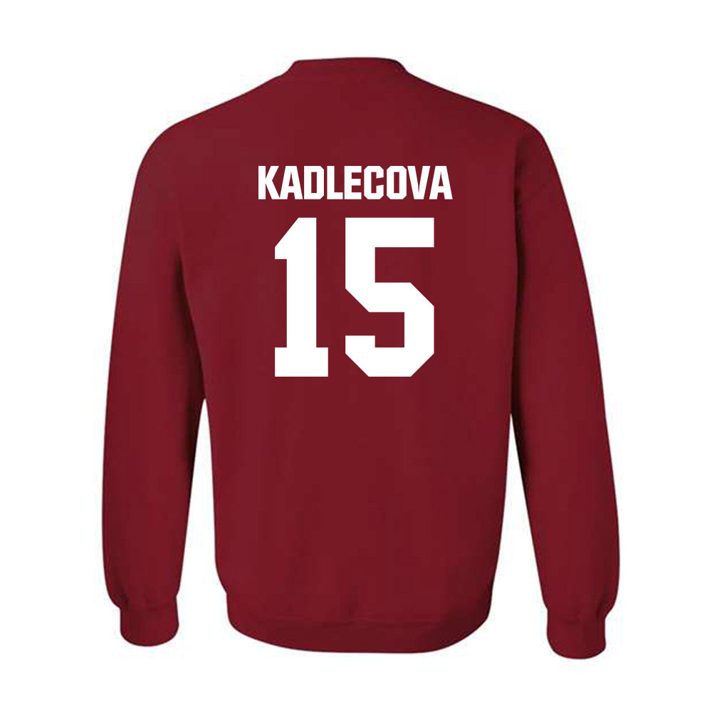 Indiana - NCAA Women's Basketball : Valentyna Kadlecova - Classic Shersey Crewneck Sweatshirt-1