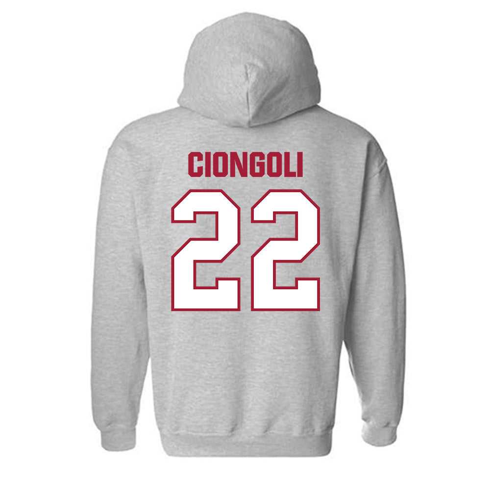 Indiana - NCAA Football : Ace Ciongoli - Classic Shersey Hooded Sweatshirt-1