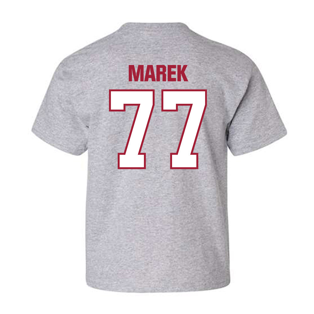 Indiana - NCAA Football : Matt Marek - Classic Shersey Youth T-Shirt-1
