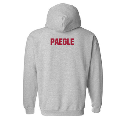 Indiana - NCAA Men's Swimming & Diving : Lukas Paegle - Classic Shersey Hooded Sweatshirt-1