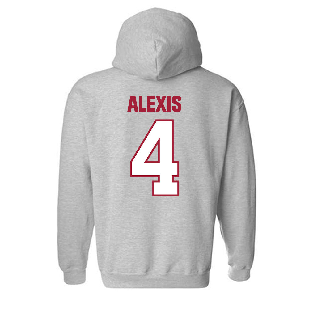 Indiana - NCAA Men's Basketball : Samuel Alexis - Classic Shersey Hooded Sweatshirt-1