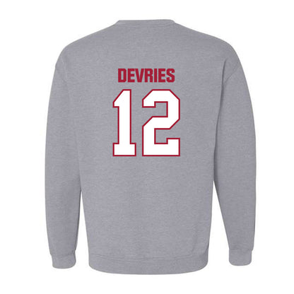 Indiana - NCAA Men's Basketball : Tucker DeVries - Classic Shersey Crewneck Sweatshirt-1