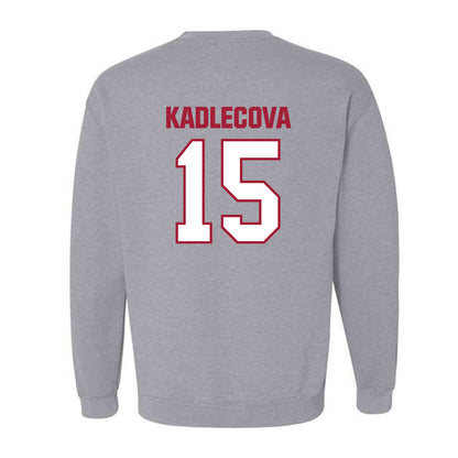 Indiana - NCAA Women's Basketball : Valentyna Kadlecova - Classic Shersey Crewneck Sweatshirt-1