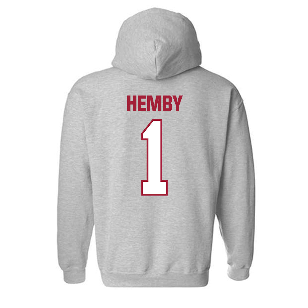 Indiana - NCAA Football : Roman Hemby - Classic Shersey Hooded Sweatshirt-1