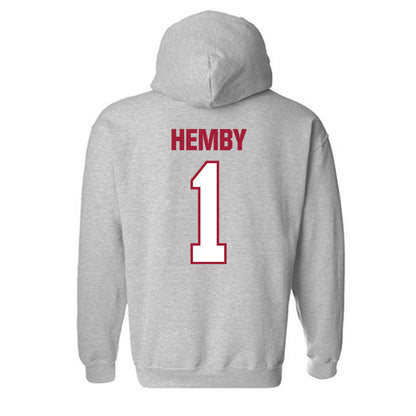 Indiana - NCAA Football : Roman Hemby - Classic Shersey Hooded Sweatshirt-1
