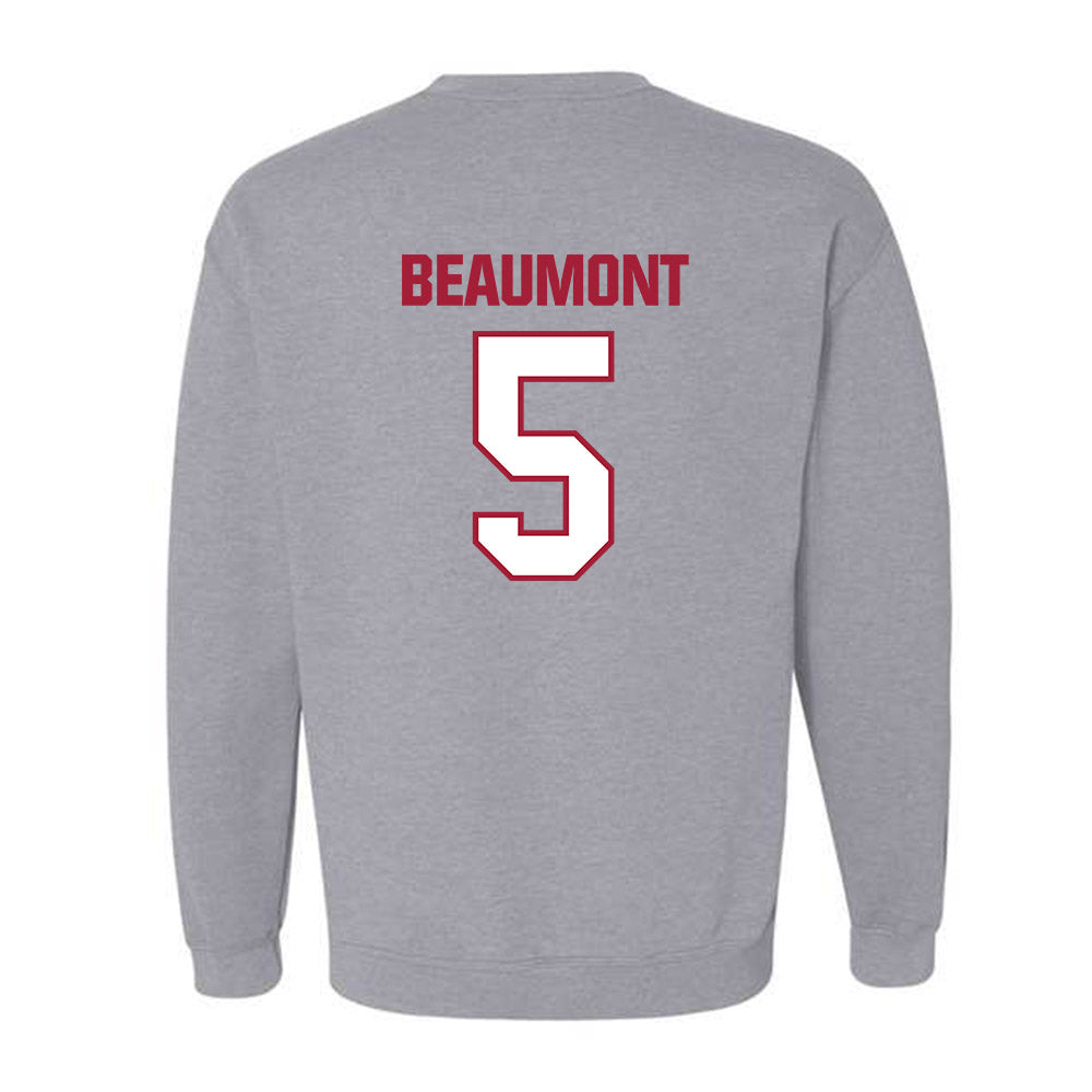 Indiana - NCAA Women's Basketball : Lenee Beaumont - Classic Shersey Crewneck Sweatshirt-1