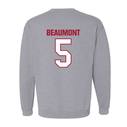 Indiana - NCAA Women's Basketball : Lenee Beaumont - Classic Shersey Crewneck Sweatshirt-1