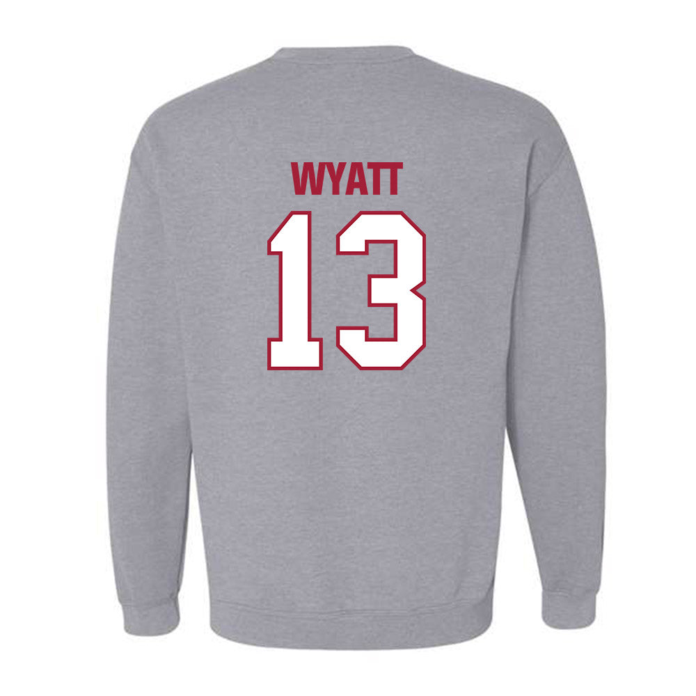 Indiana - NCAA Football : Kellan Wyatt - Classic Shersey Crewneck Sweatshirt-1