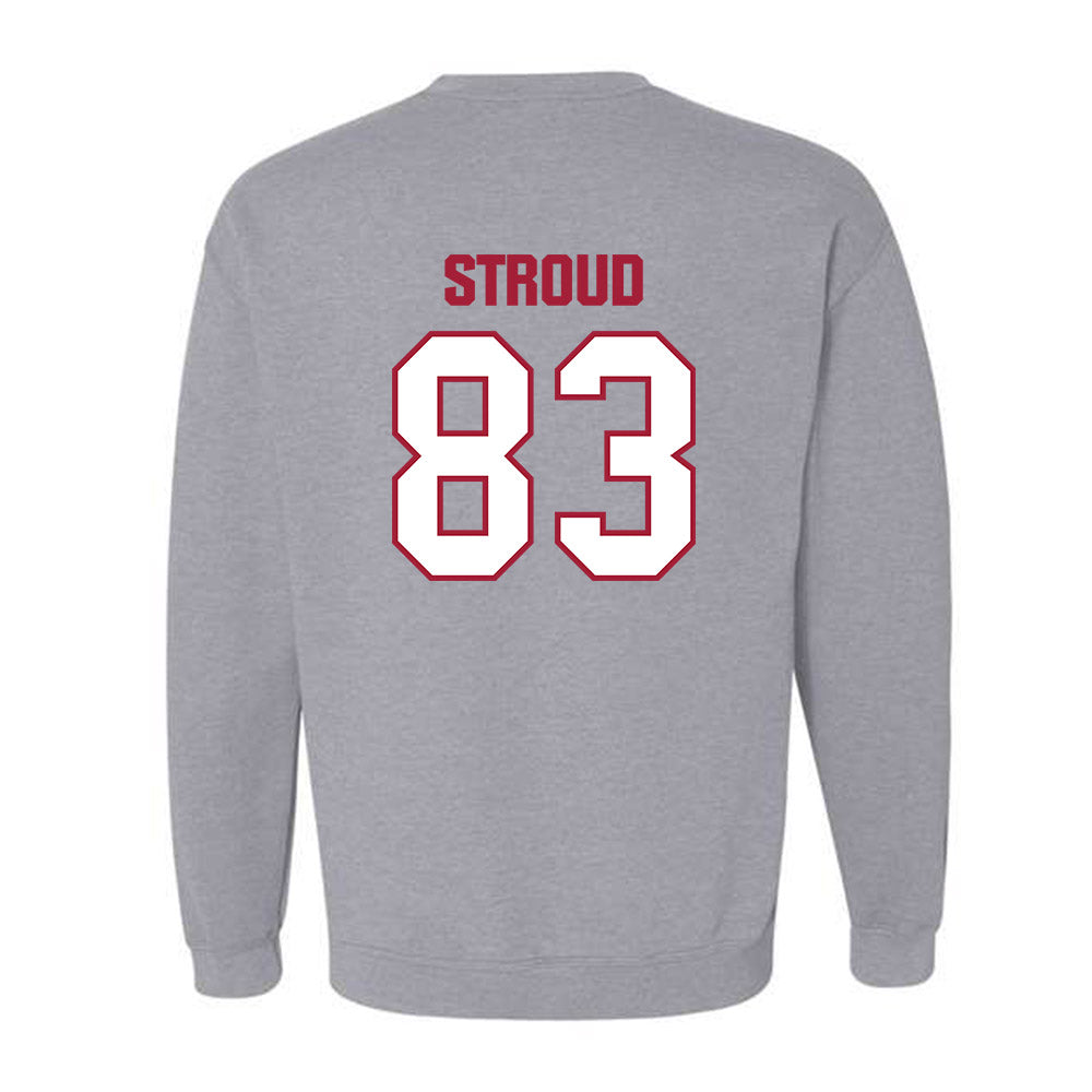 Indiana - NCAA Football : Hunter Stroud - Classic Shersey Crewneck Sweatshirt-1
