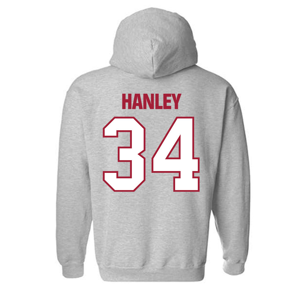 Indiana - NCAA Baseball : Jake Hanley - Classic Shersey Hooded Sweatshirt-1