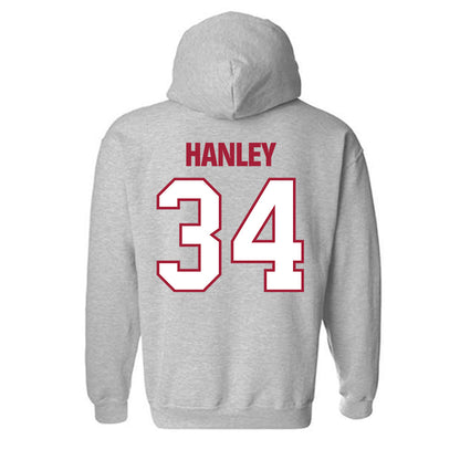 Indiana - NCAA Baseball : Jake Hanley - Classic Shersey Hooded Sweatshirt-1
